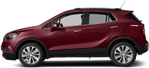 Red Buick S U V Side View PNG image