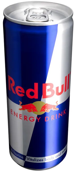 Red Bull Energy Drink Can PNG image