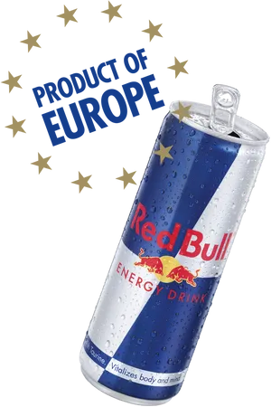 Red Bull Energy Drink European Origin PNG image