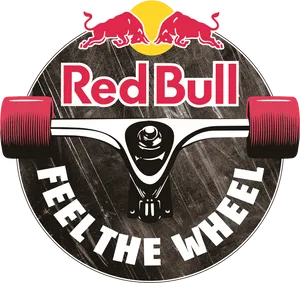 Red Bull Feel The Wheel Graphic PNG image