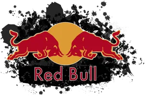 Red Bull Logo Splash PNG image