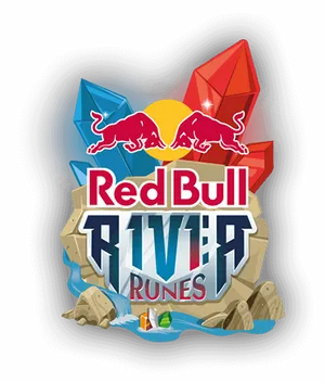 Red Bull R1v1r Runes Logo PNG image
