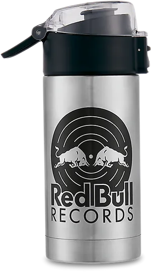 Red Bull Records Thermal Bottle PNG image