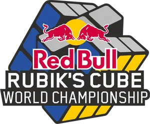 Red Bull Rubiks Cube World Championship Logo PNG image