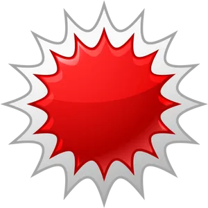 Red Burst Special Offer Icon PNG image