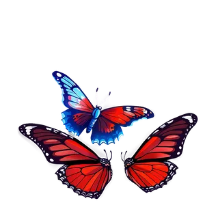 Red Butterfly Illustration PNG 42 PNG