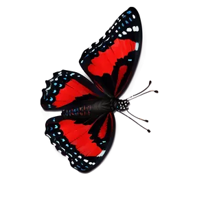 Red Butterfly In Flight PNG Kct PNG
