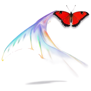 Red Butterfly In Flight Png Rli PNG image