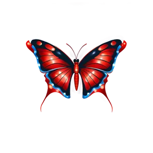 Red Butterfly Tattoo Design PNG Hgr62 PNG