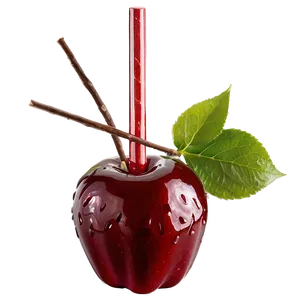 Red Candy Apple Png 06282024 PNG image