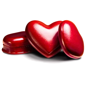 Red Candy Heart Png 06122024 PNG image