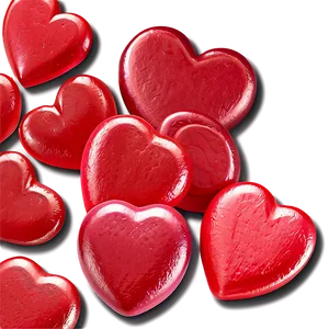 Red Candy Hearts Png 46 PNG image