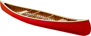Red Canoe Isolatedon Transparent Background PNG image