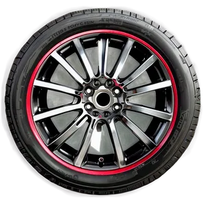 Red Car Wheel Png 27 PNG image