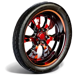 Red Car Wheel Png Htx PNG image