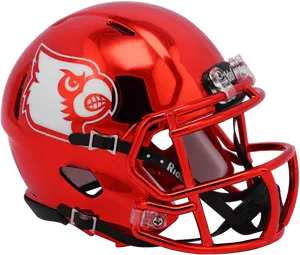 Red Cardinal Football Helmet PNG image