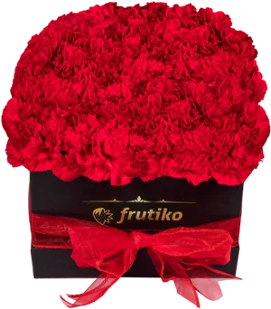 Red Carnation Flower Arrangement PNG