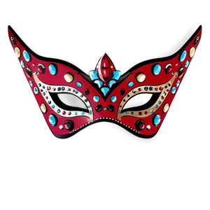 Red Carnival Mask PNG Ifc