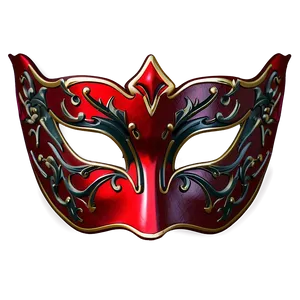 Red Carnival Mask PNG Srf