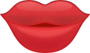 Red Cartoon Lips