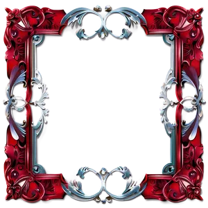 Red Certificate Frame PNG 51
