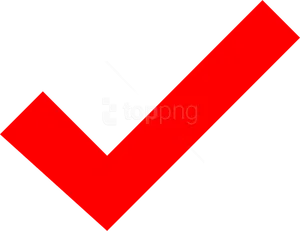 Red Check Mark Black Background.png PNG image