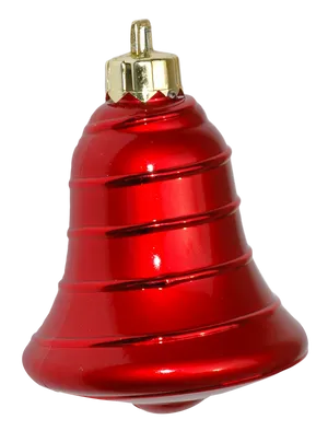 Red Christmas Bell Ornament.png