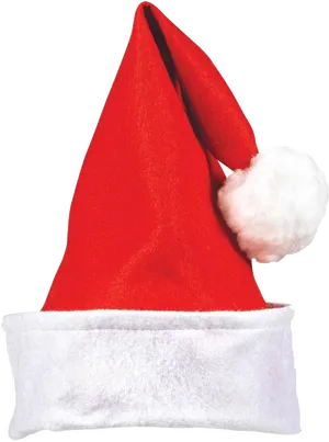 Red Christmas Santa Hat PNG image