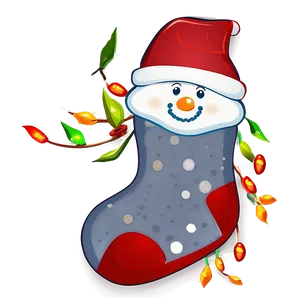 Red Christmas Stocking Png 06132024 PNG image