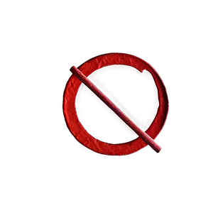 Red Circle For Forbidden Sign Png 76 PNG image