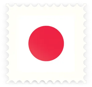 Red Circle Stamp Simple Design PNG image