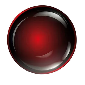 Red Circle With Gloss Effect Png 04302024 PNG image