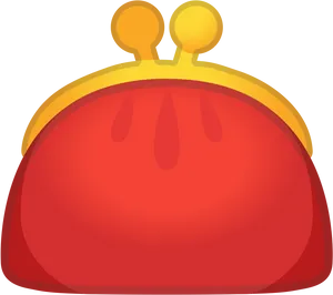 Red Coin Purse Clipart PNG image