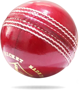 Red Cricket Ball Closeup.png PNG image
