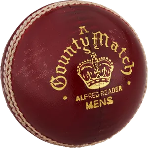 Red Cricket Ball County Match PNG image