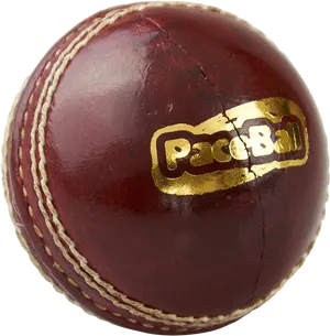 Red Cricket Ballwith Logo PNG image