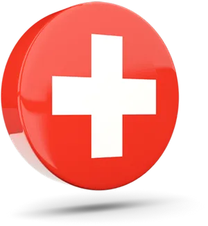 Red Cross Button Icon PNG image