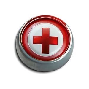 Red Cross Button Png Wvd53 PNG image