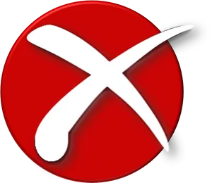 Red Crossed Circle Icon PNG image
