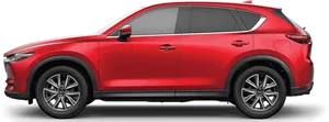 Red Crossover S U V Profile View PNG image