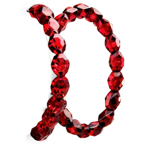 Red Crystal Bracelet Png Yqm50 PNG image