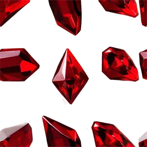 Red Crystal Gem PNG 37