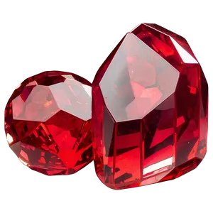 Red Crystal Gem PNG Cud