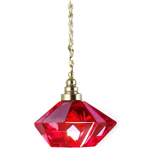 Red Crystal Lamp PNG 48