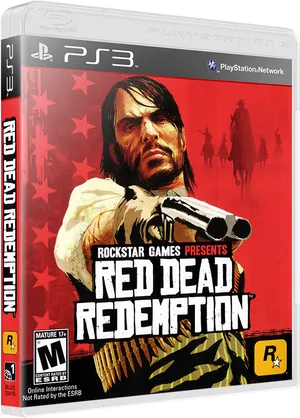 Red Dead Redemption P S3 Cover Art PNG image