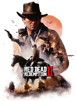 Red Dead Redemption2 Game Artwork PNG image