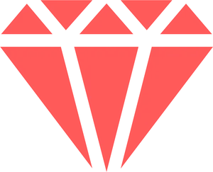 Red Diamond Icon PNG image