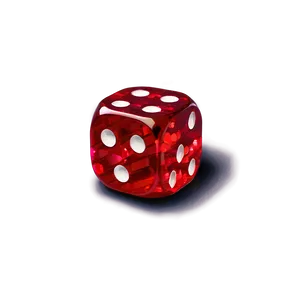 Red Dice Close-up Png 55 PNG image