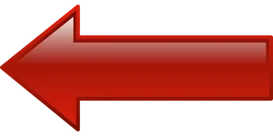 Red Directional Arrow