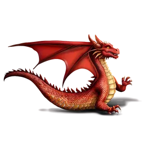 Red Dragon Clipart PNG Nur34 PNG
